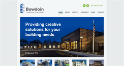 Desktop Screenshot of bowdoinconstruction.com